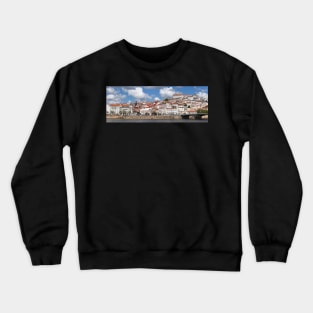 Old town, river, Mondego, Coimbra, Portugal, city Crewneck Sweatshirt